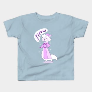 The Kitty Cat Goes? Meow (meow) Kids T-Shirt